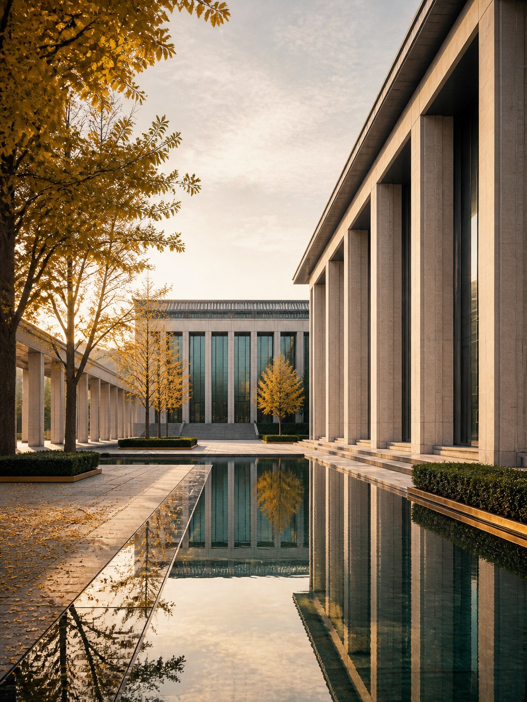 Beijing civic architecture representing local institutions and court context