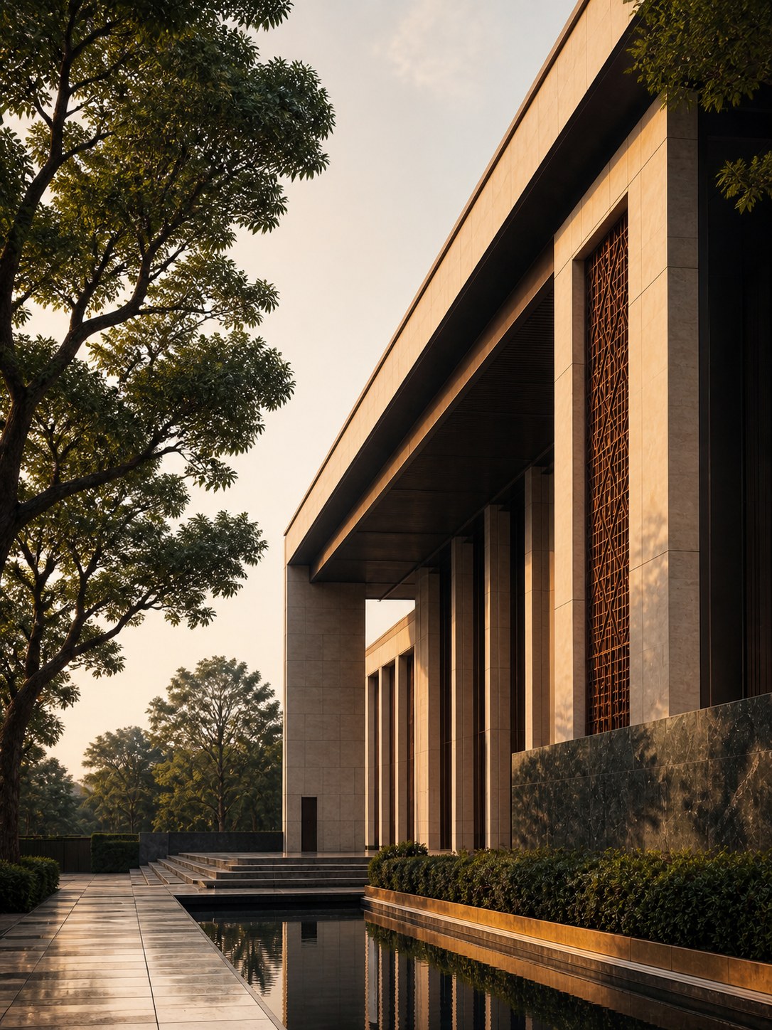 Changsha civic architecture representing local institutions and court context