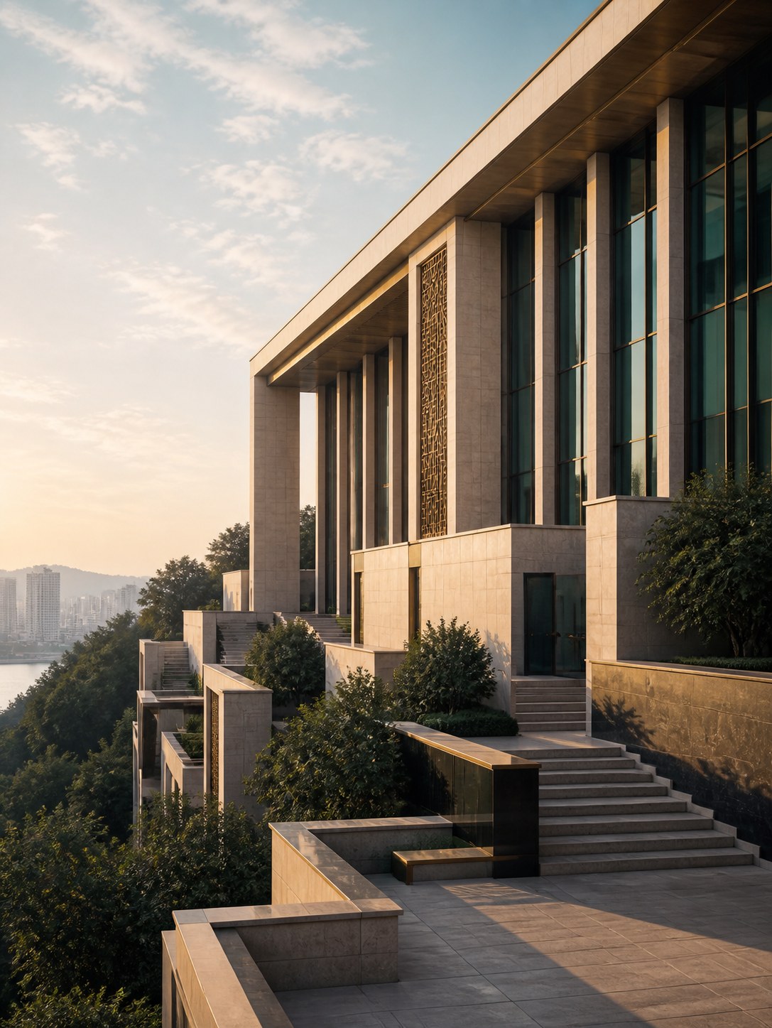 Chongqing civic architecture representing local institutions and court context