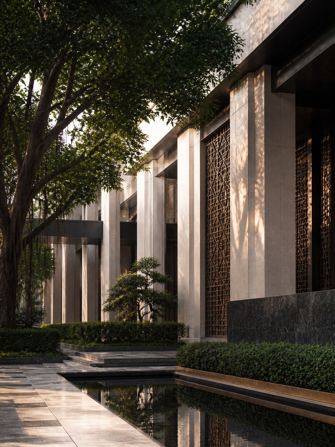 Foshan civic architecture representing local institutions and court context