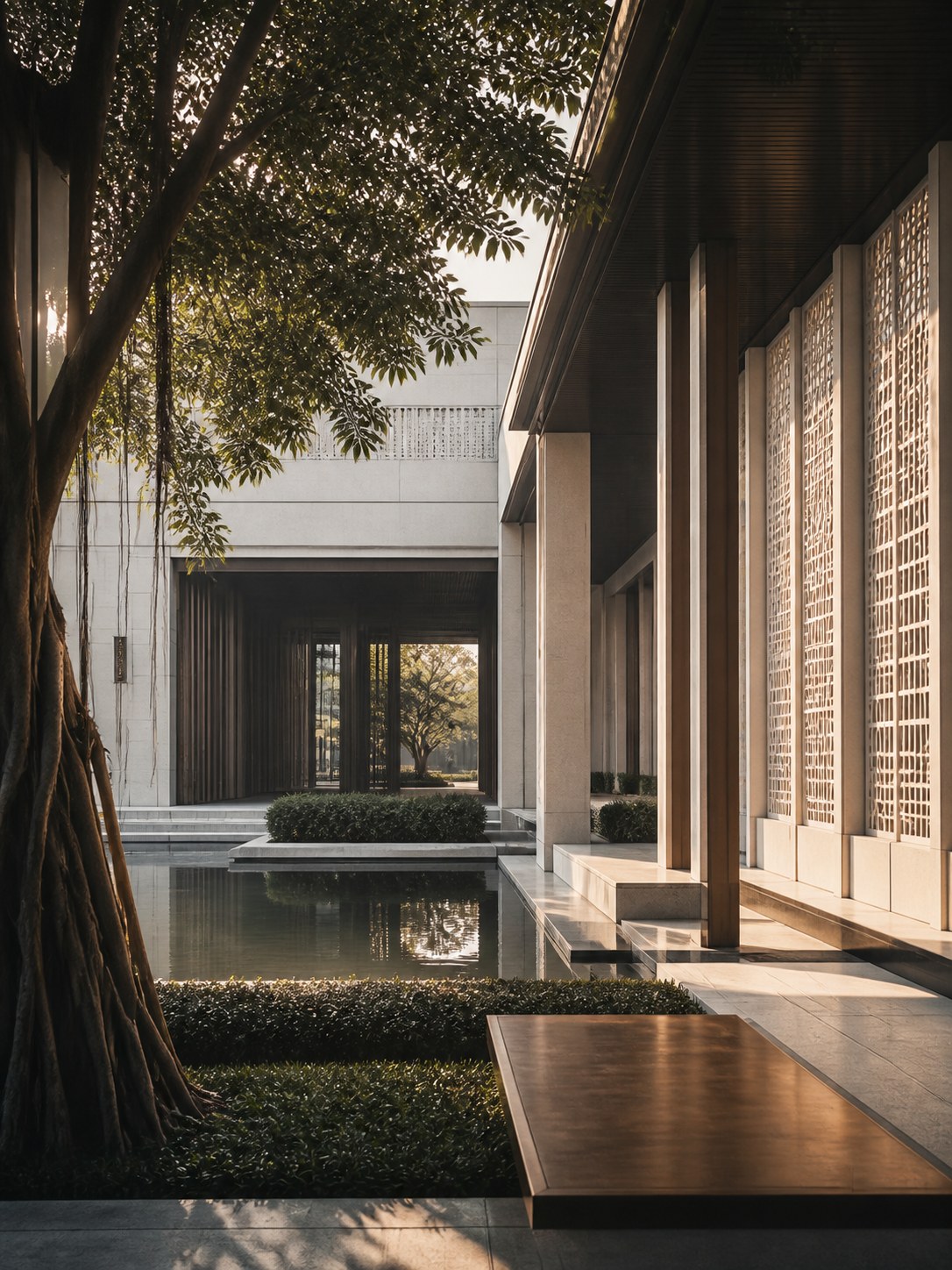 Guangzhou civic architecture representing local institutions and court context