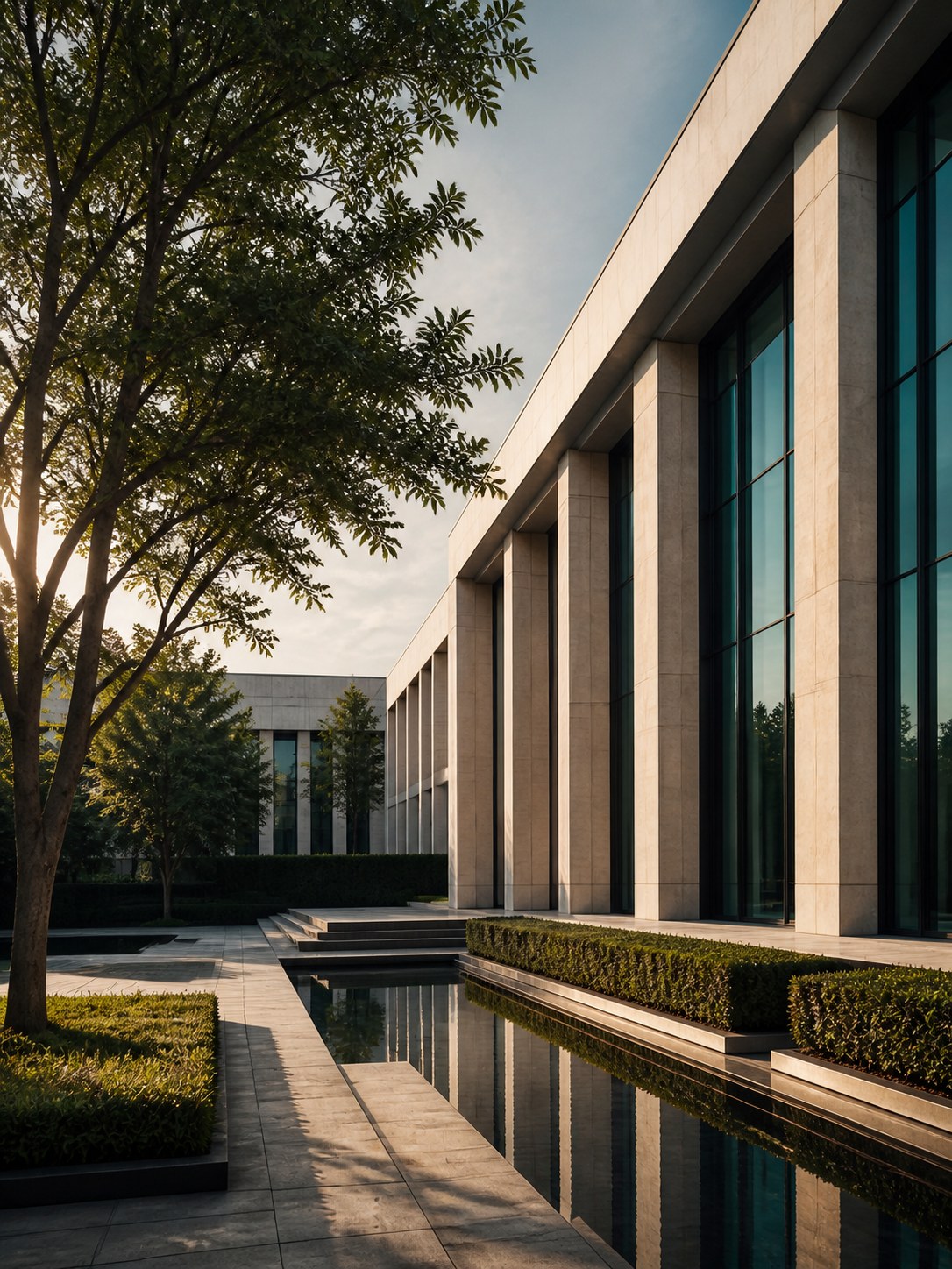 Hefei civic architecture representing local institutions and court context