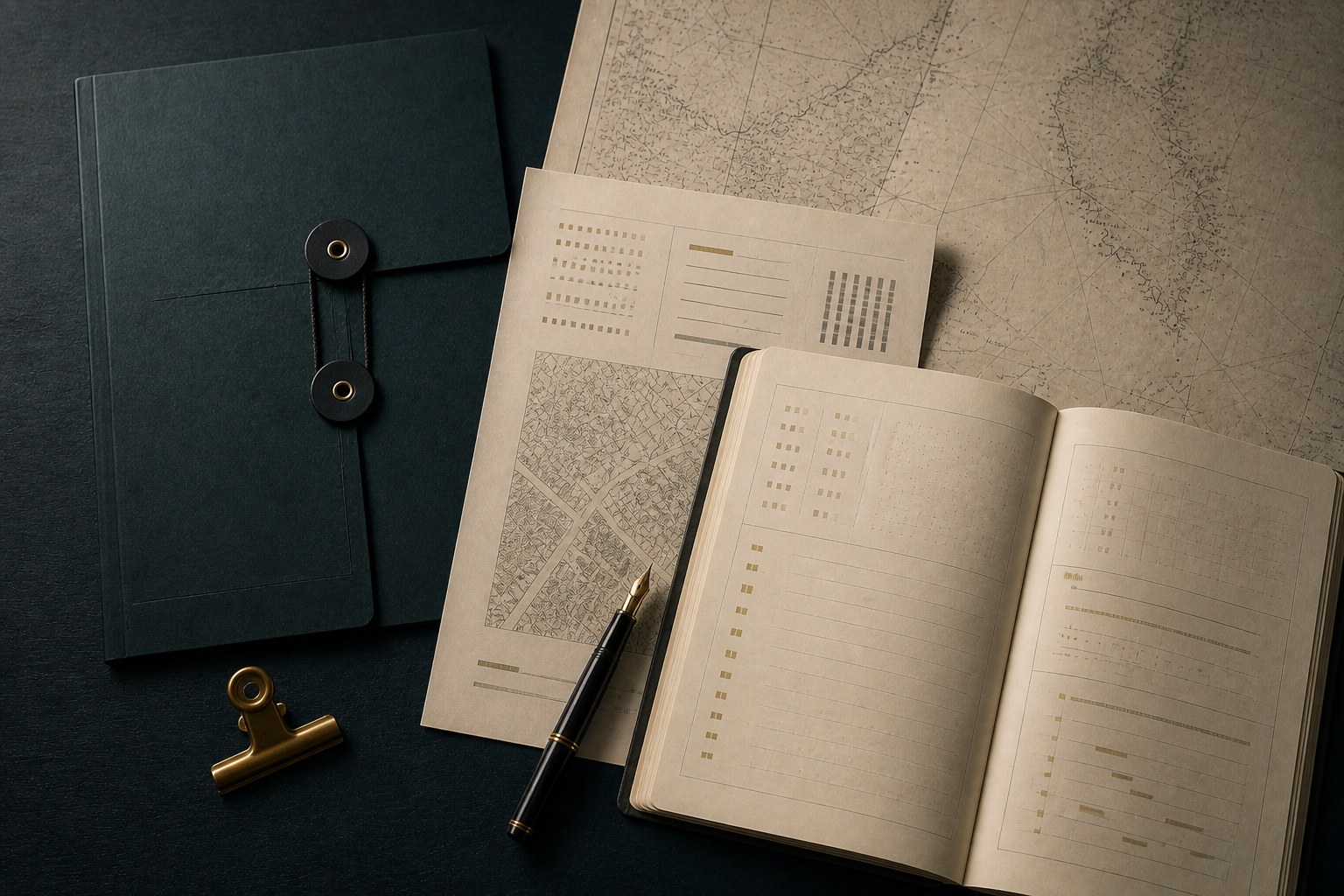Hong Kong matter-preparation desk representing counsel selection and briefing