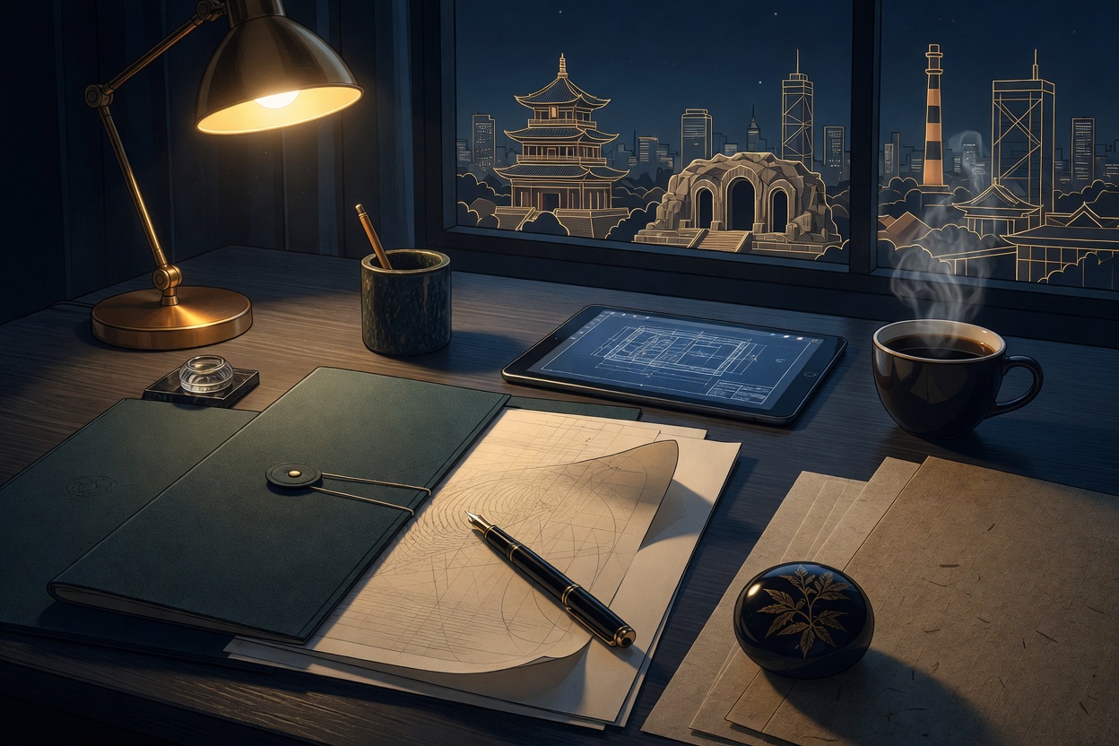 Luoyang matter-preparation desk representing counsel selection and briefing