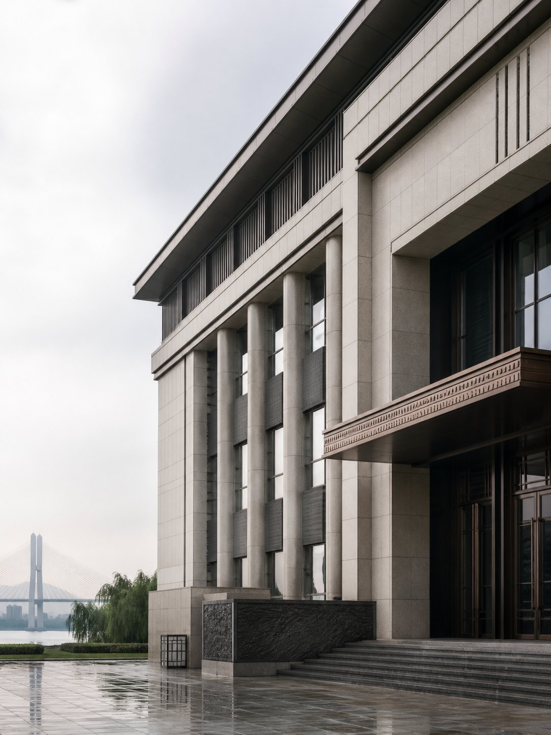 Nantong civic architecture representing local institutions and court context