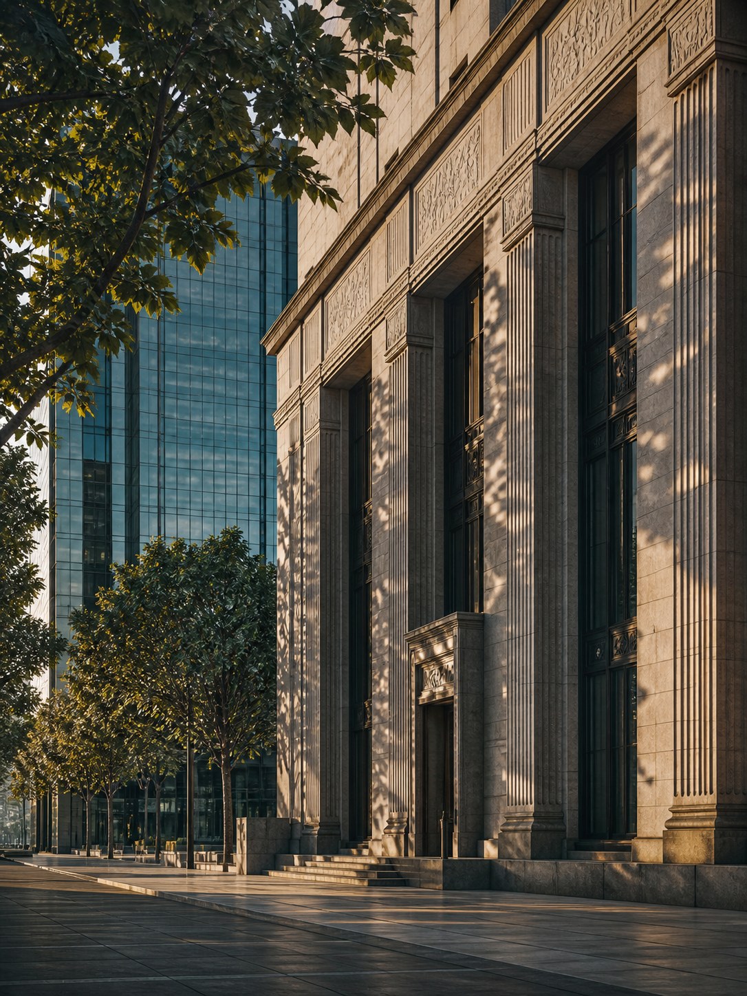 Shanghai civic architecture representing local institutions and court context