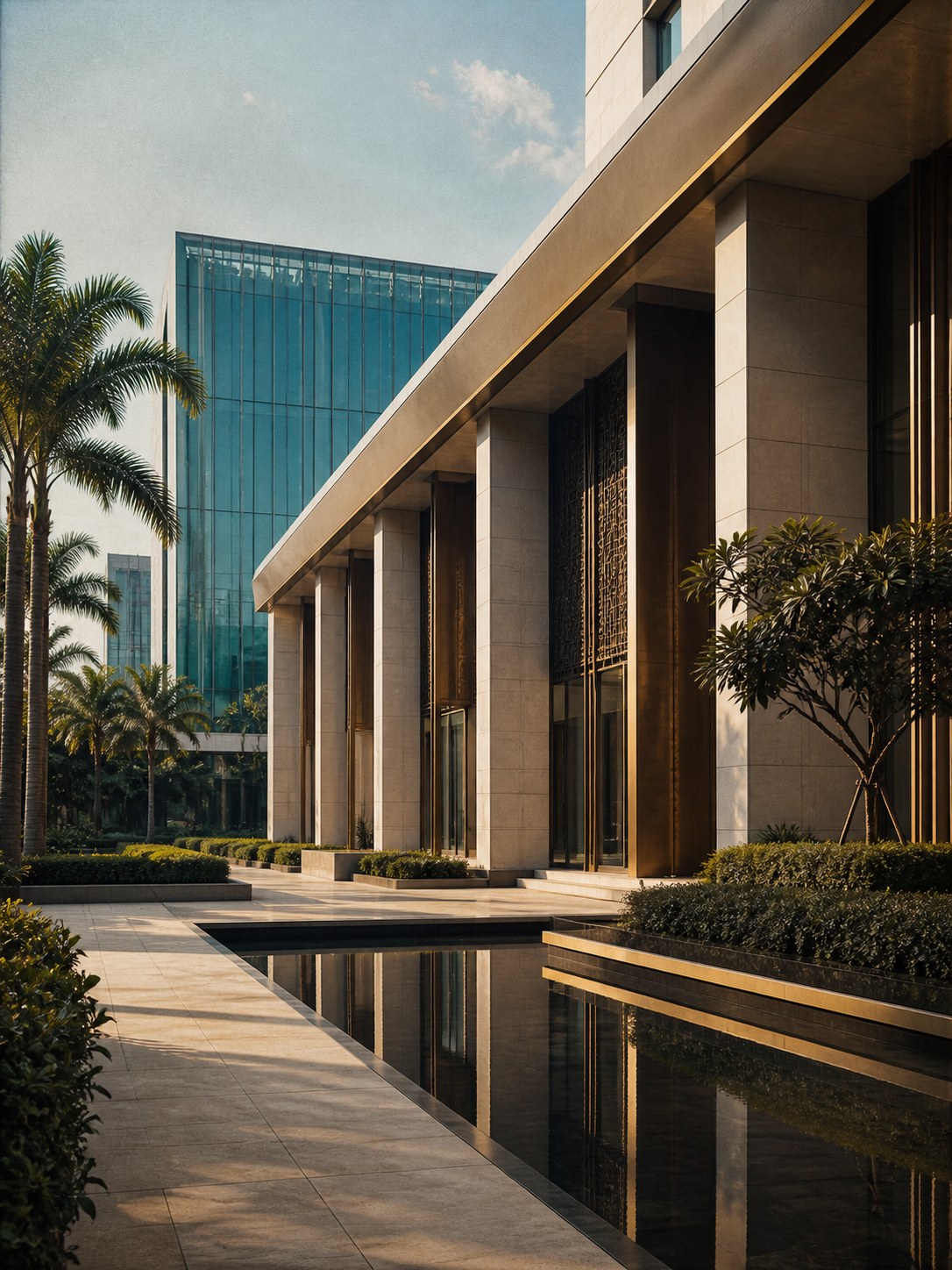Shenzhen civic architecture representing local institutions and court context