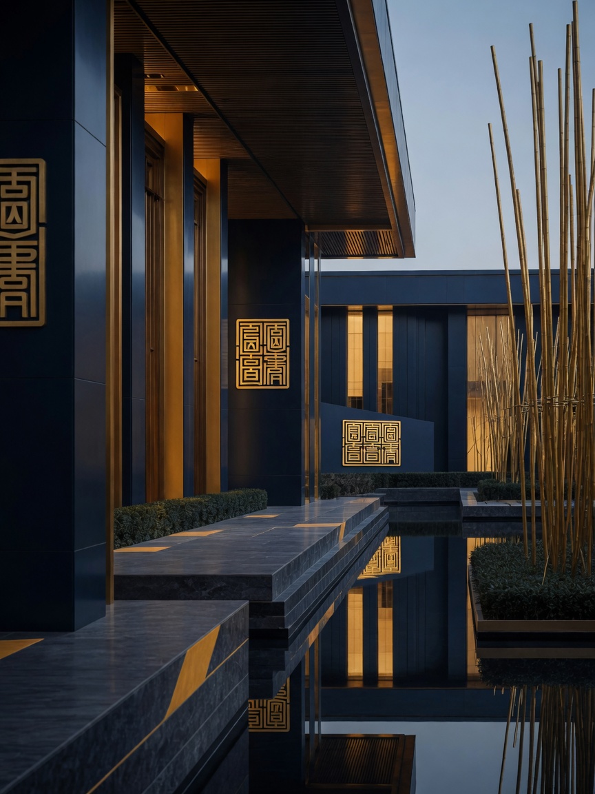Weifang civic architecture representing local institutions and court context