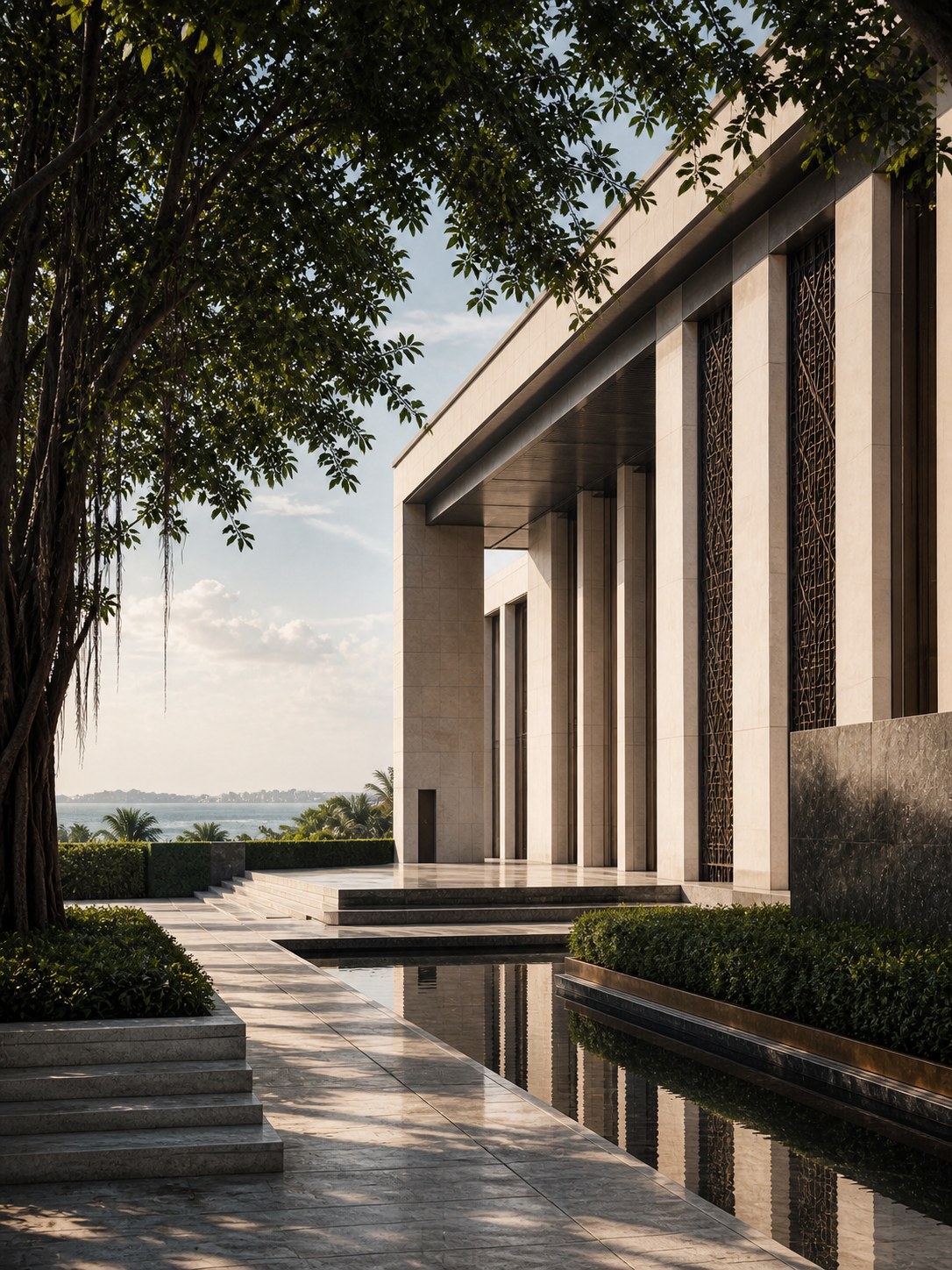 Xiamen civic architecture representing local institutions and court context