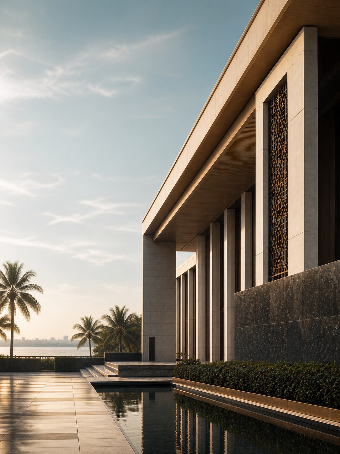 Zhuhai civic architecture representing local institutions and court context