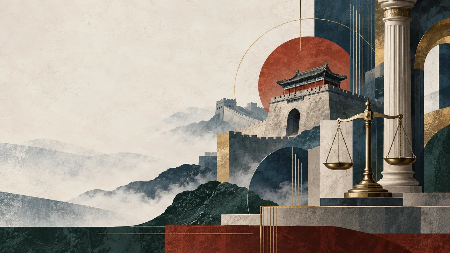Illustrated Hebei cityscape