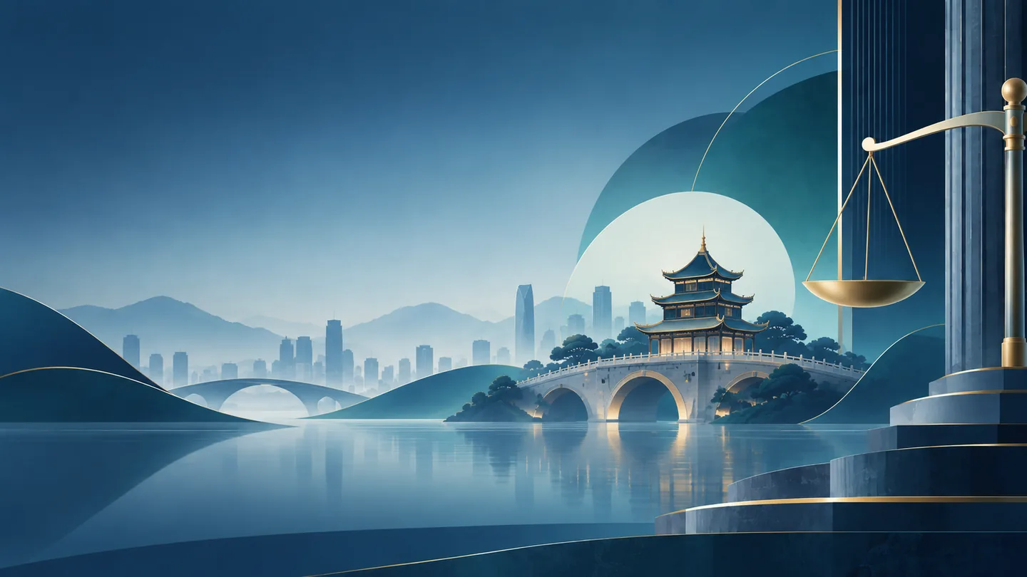 Illustrated Wenzhou cityscape