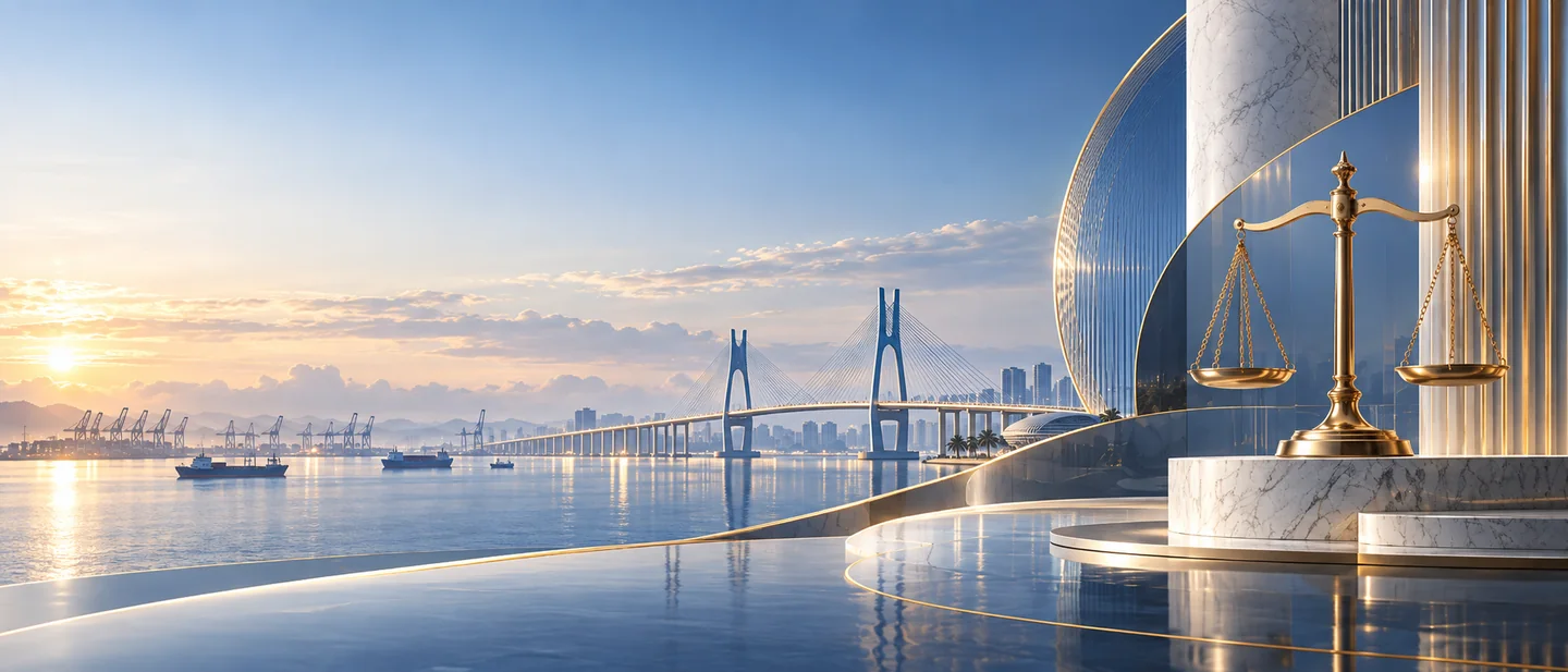 Illustrated Zhanjiang cityscape