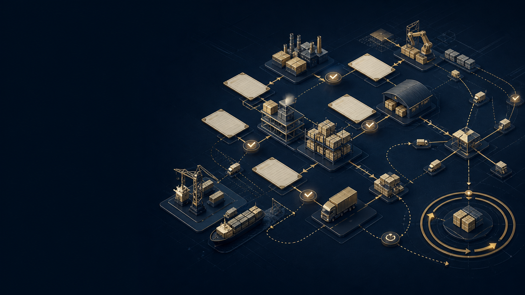 Abstract legal decision ledger for Supply Chain Contracts