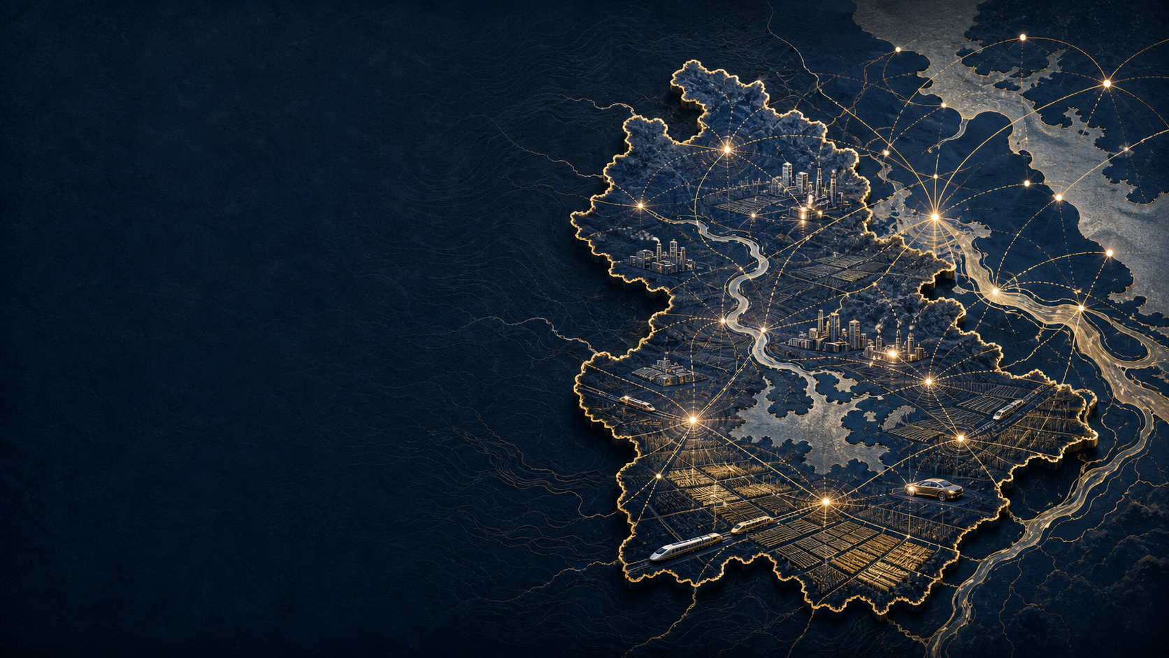 Abstract legal market atlas for Anhui