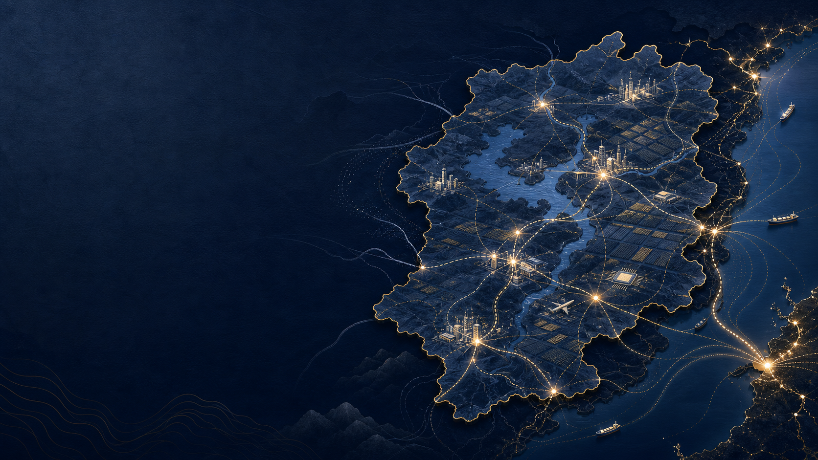 Abstract legal market atlas for Jiangxi