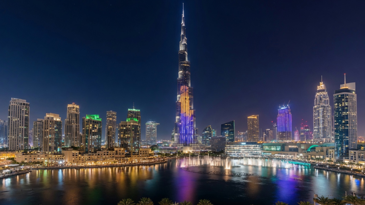 United Arab Emirates legal corridor artwork