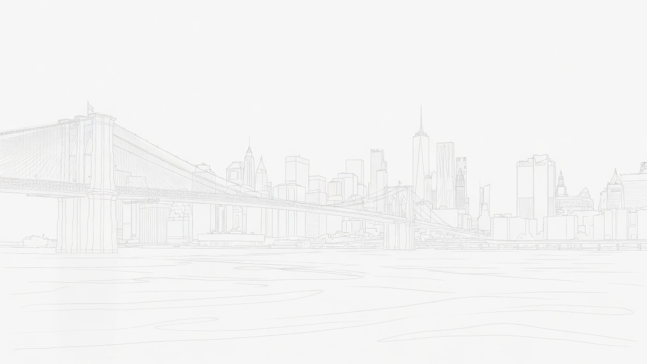 United States legal corridor line-art illustration