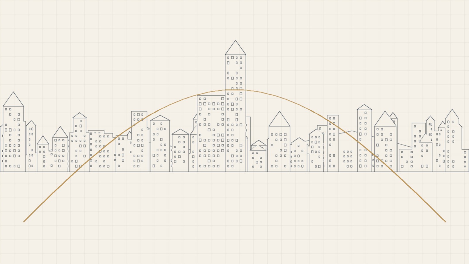 Uruguay legal corridor line-art illustration