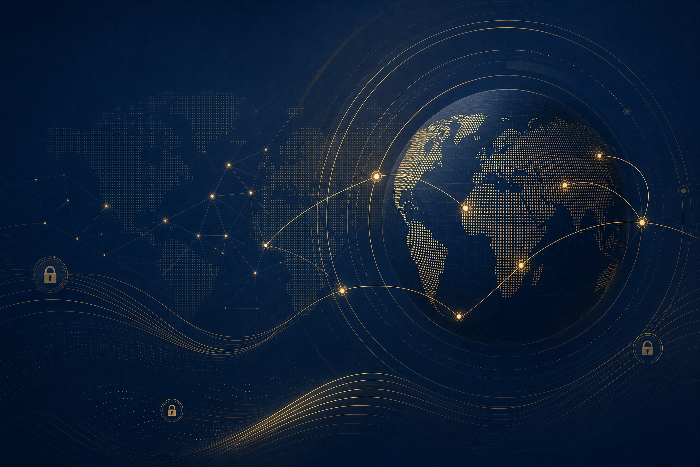 Abstract illustration representing customer and marketing data