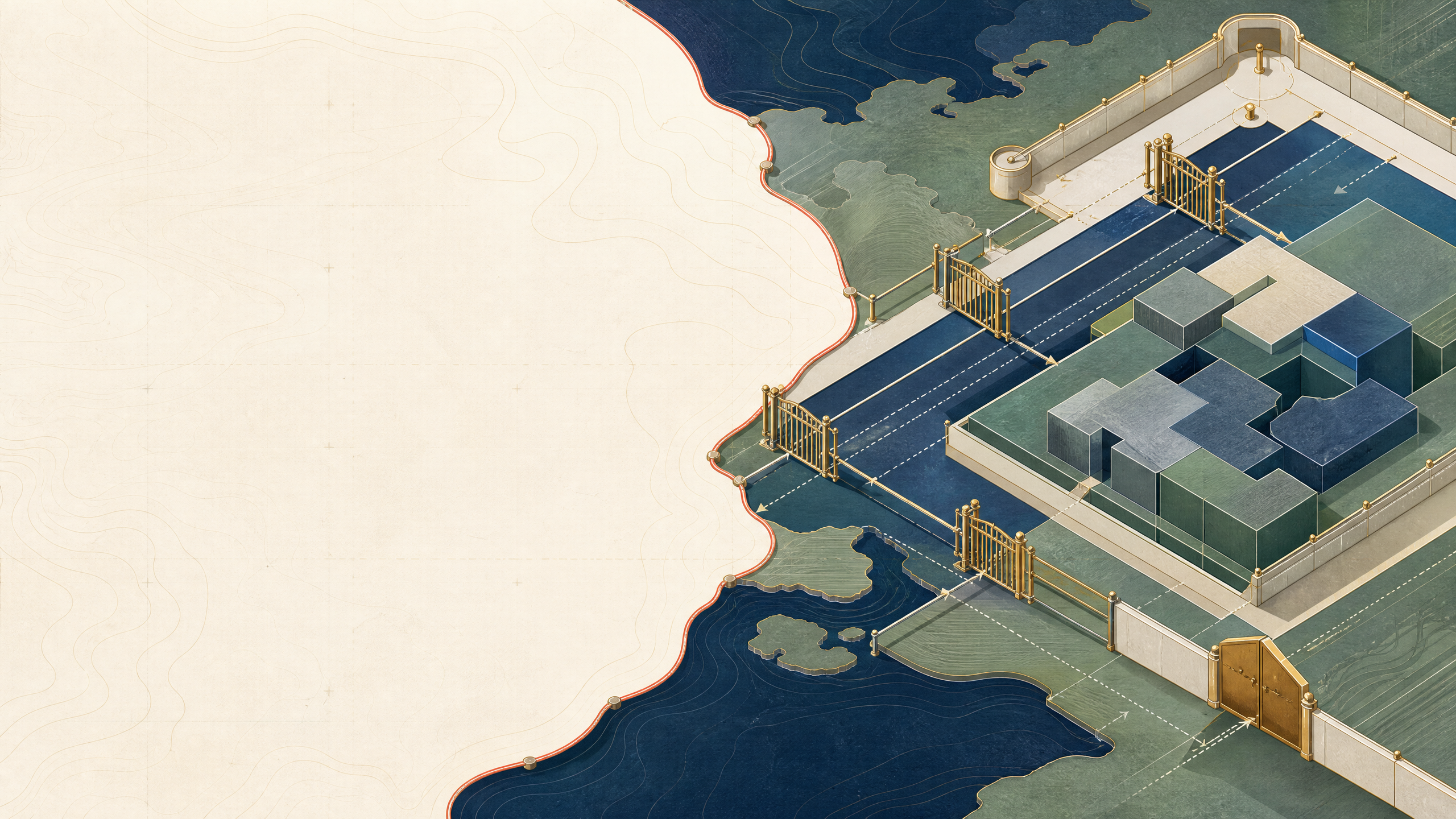 China FDI and national-security route covering access, control tests, NSR and parallel gates.